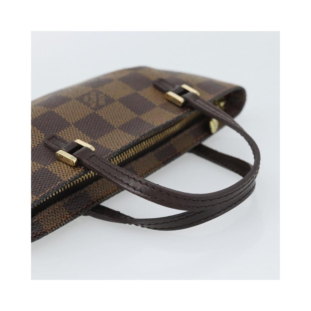 Louis Vuitton - Bolso de mano Manosque Pochette GM de lona - Marrón