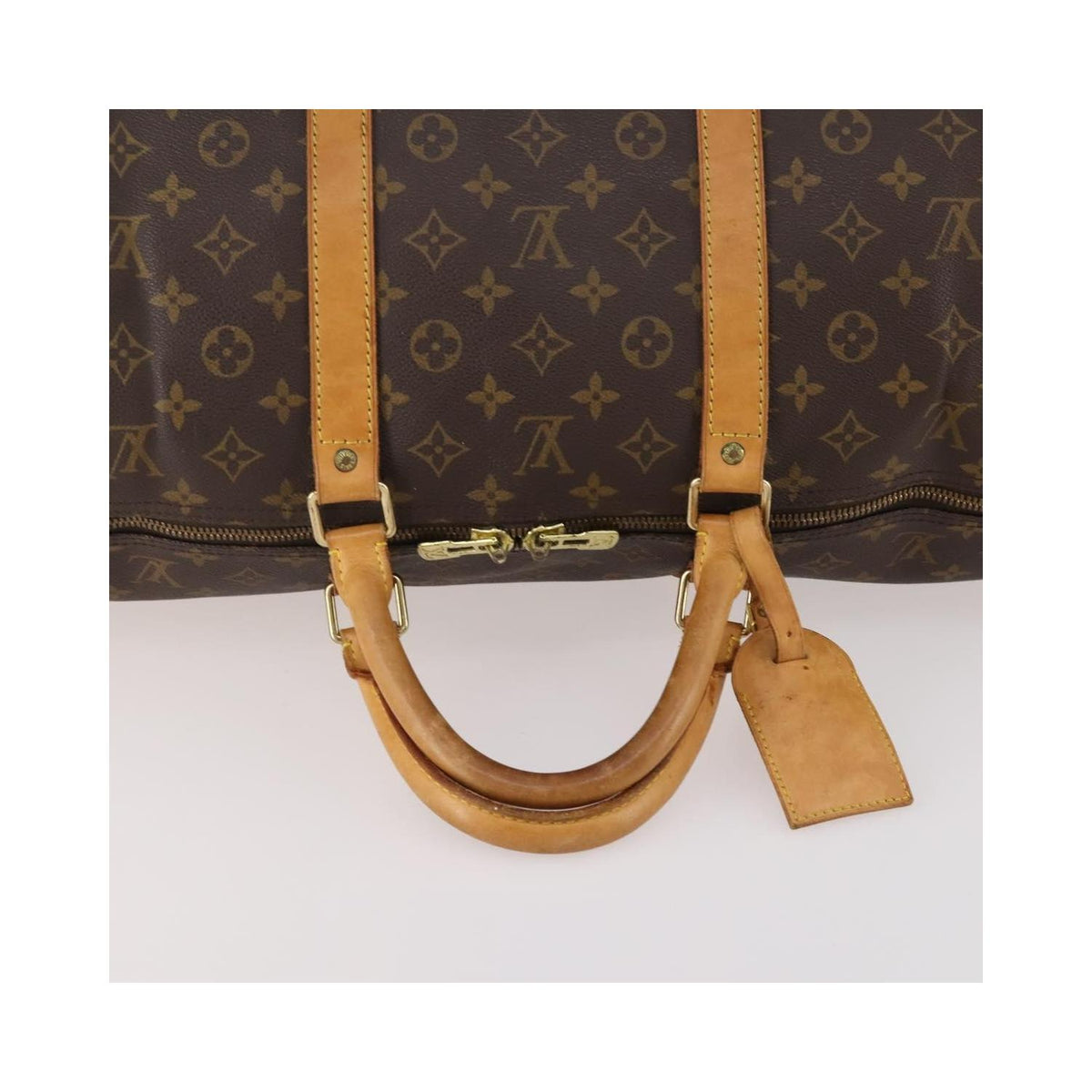 Louis Vuitton - Sac De Voyage Keepall Bandouliere 60 Toile - Marron
