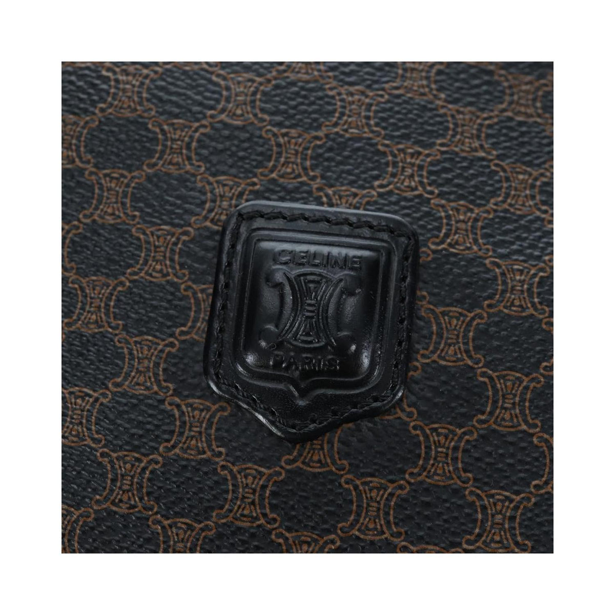 Celine - Sac Porté Épaule C Macadam Tote Pvc - Noir