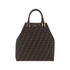 Fendi - Sac À Main Vintage Zucca Toile - Marron