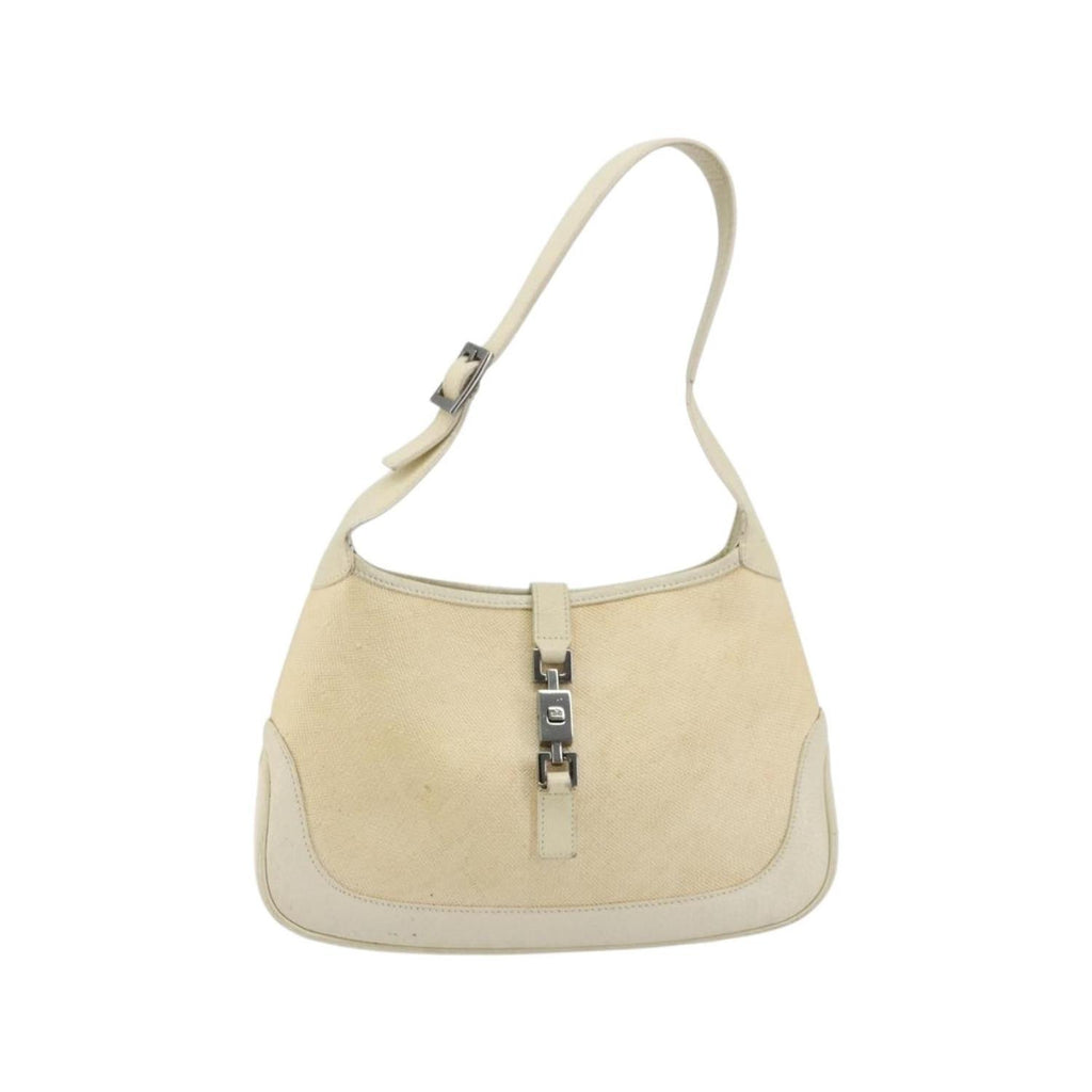 Gucci - Sac À Main Vintage Jackie Shoulder Toile - Beige