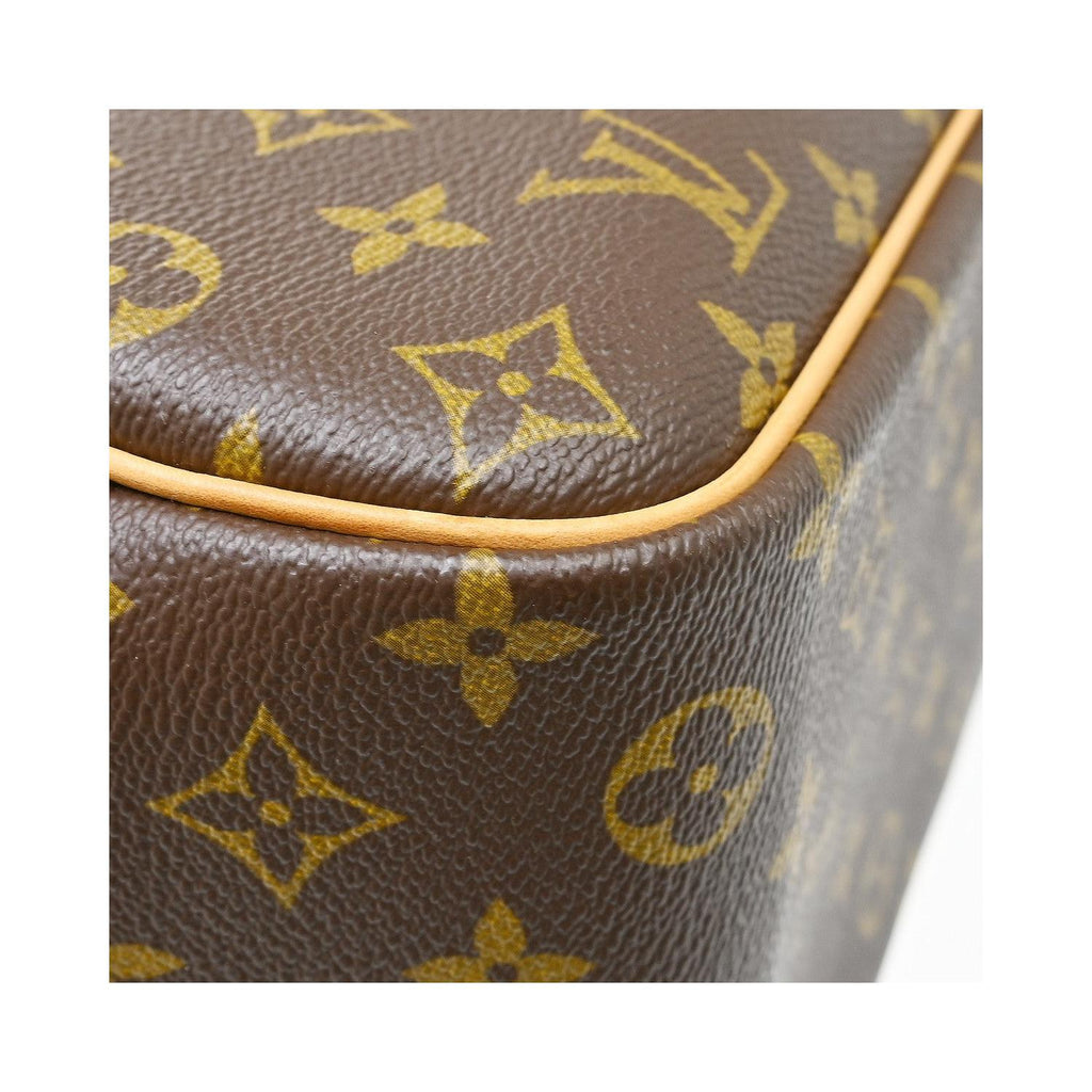 Louis Vuitton - Sac À Main Deauville Mini Toile - Marron