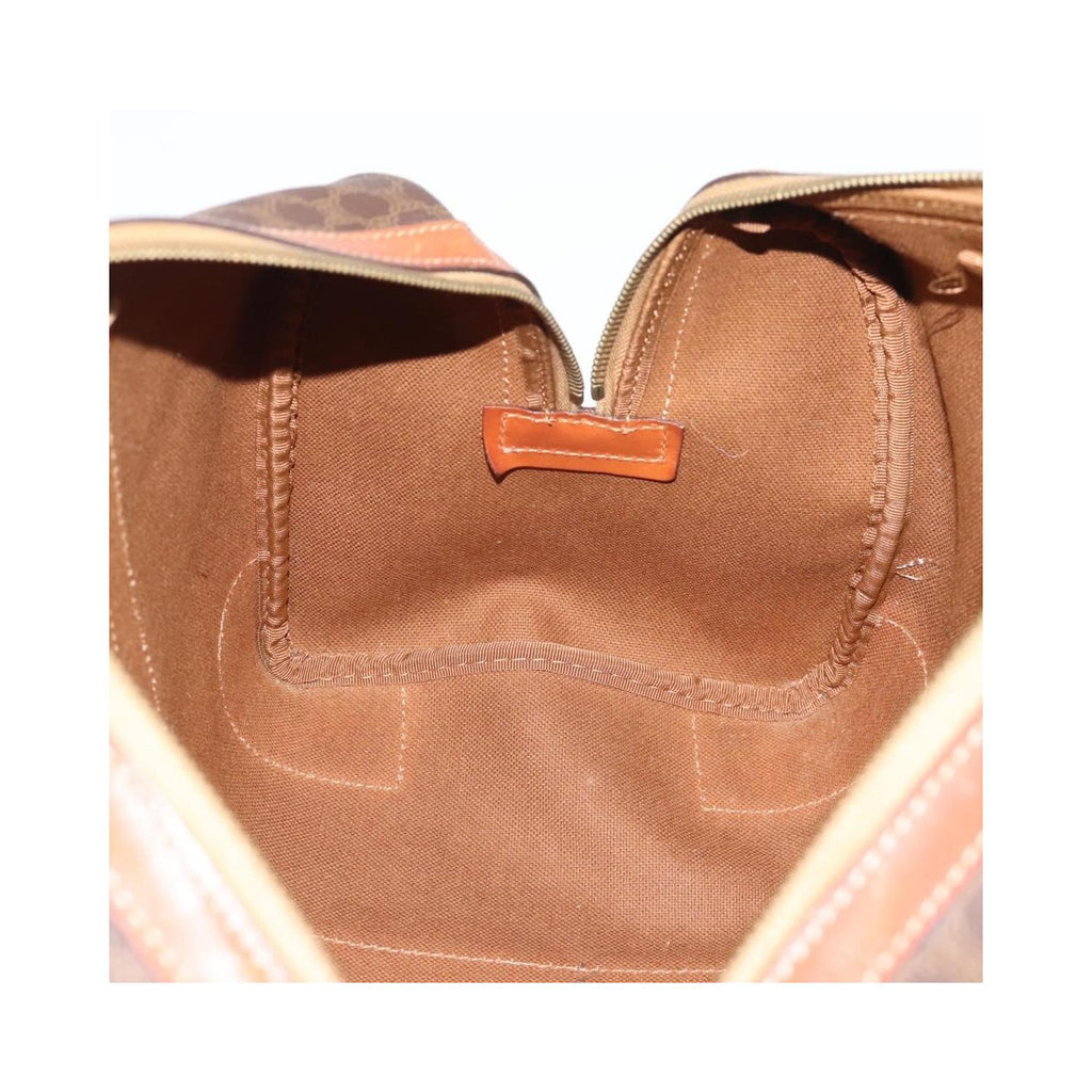 Celine - Sac À Main Vintage Macadam Boston Toile - Marron