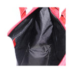 Gucci - Large structured open top-handle tote in canvas - Red