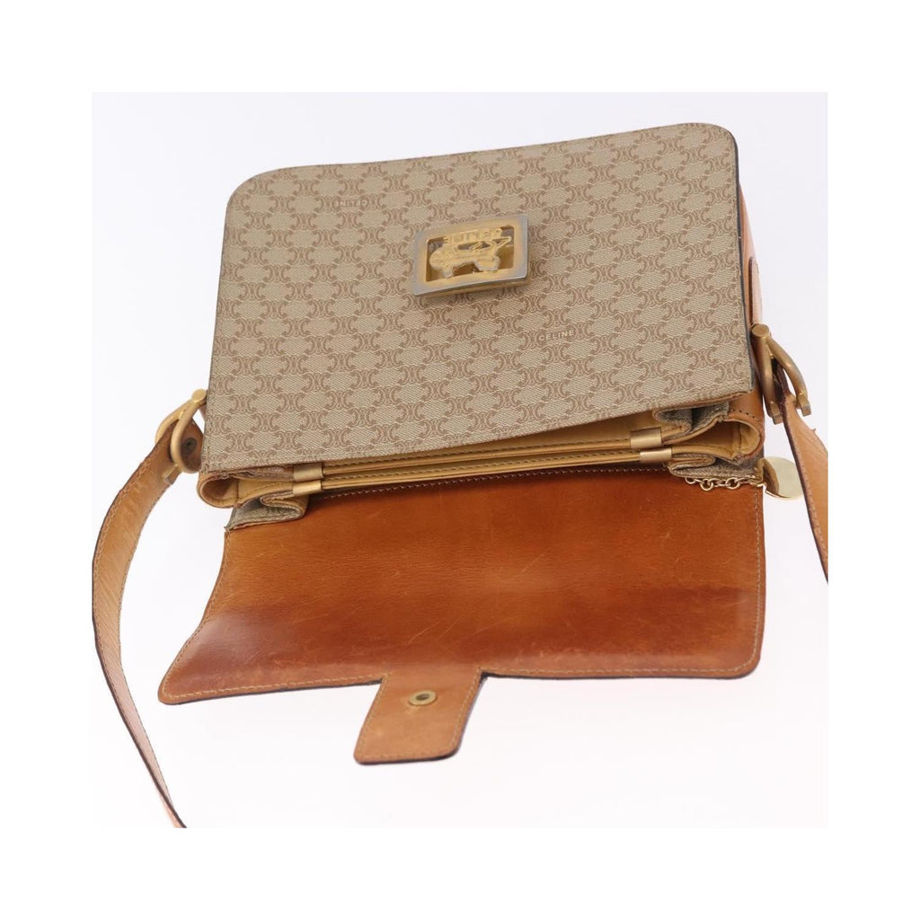 Celine - Sac Porté Épaule Macadam Small Toile - Beige