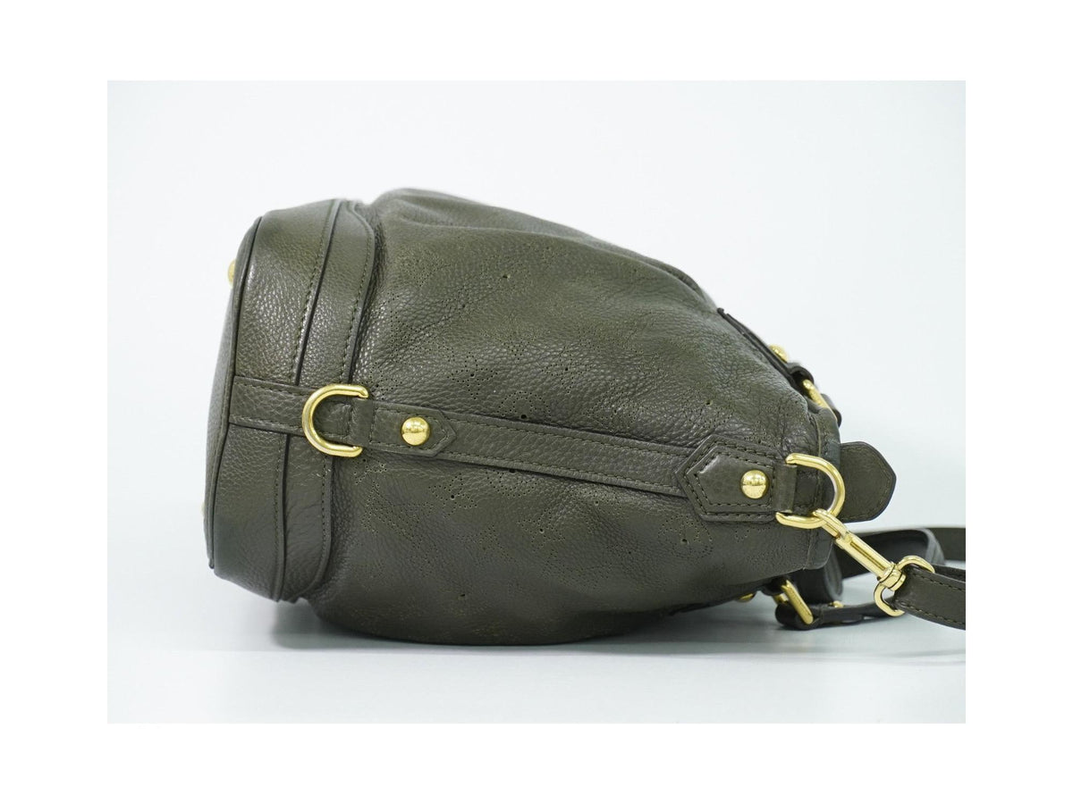 Louis Vuitton – Skórzana torebka do ręki Stellar PM – Khaki