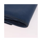 Chanel - Portefeuille Lucky Clover Long Flap Wallet Cuir - Bleu