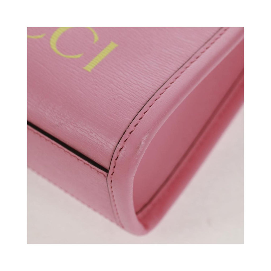 Gucci - Shopper Vertical Tote Mini i læder - Lyserød
