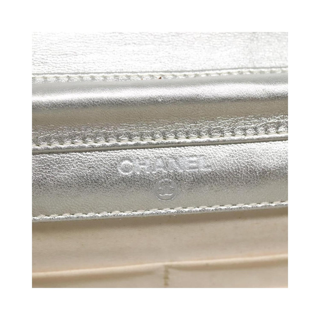 Chanel - Sac Travel Line Wallet On Chain Nylon - Argent