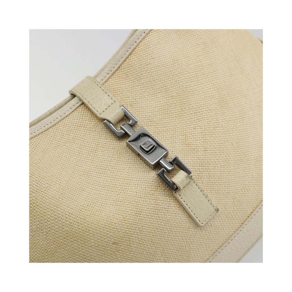 Gucci - Sac À Main Vintage Jackie Shoulder Toile - Beige