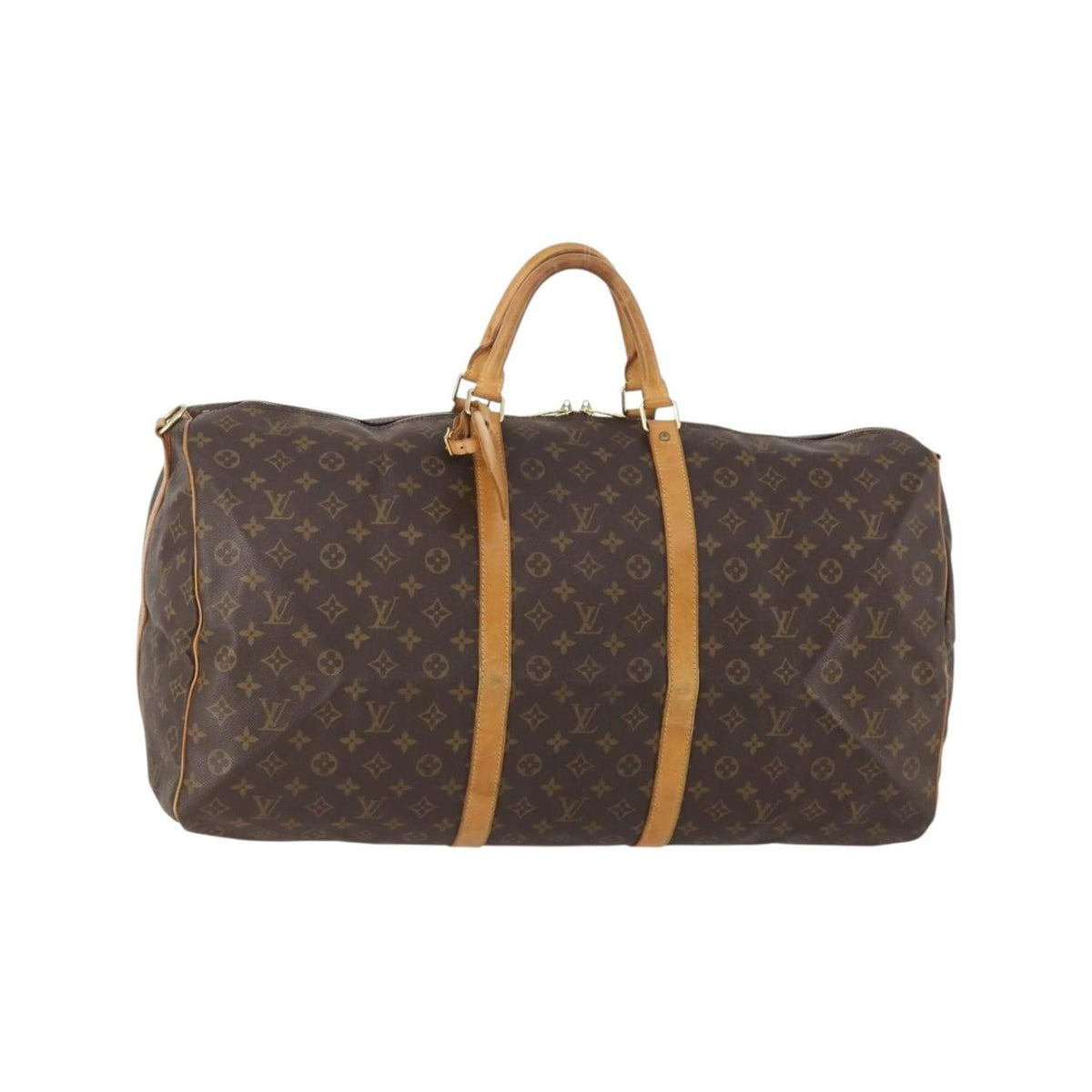 Louis Vuitton - Sac De Voyage Keepall Bandouliere 60 Toile - Marron
