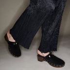 Sabot Arlette Cuir Noir