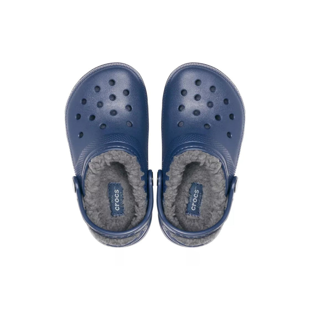 Classic Lined Junior Clogs - Blue