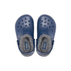 Classic Lined Junior Clogs - Blue