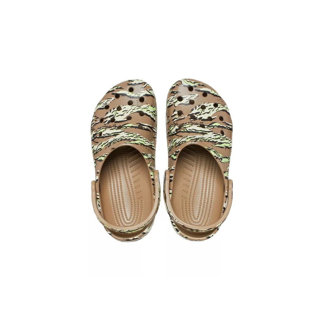 Classic Printed Camo Clogs - Khaki