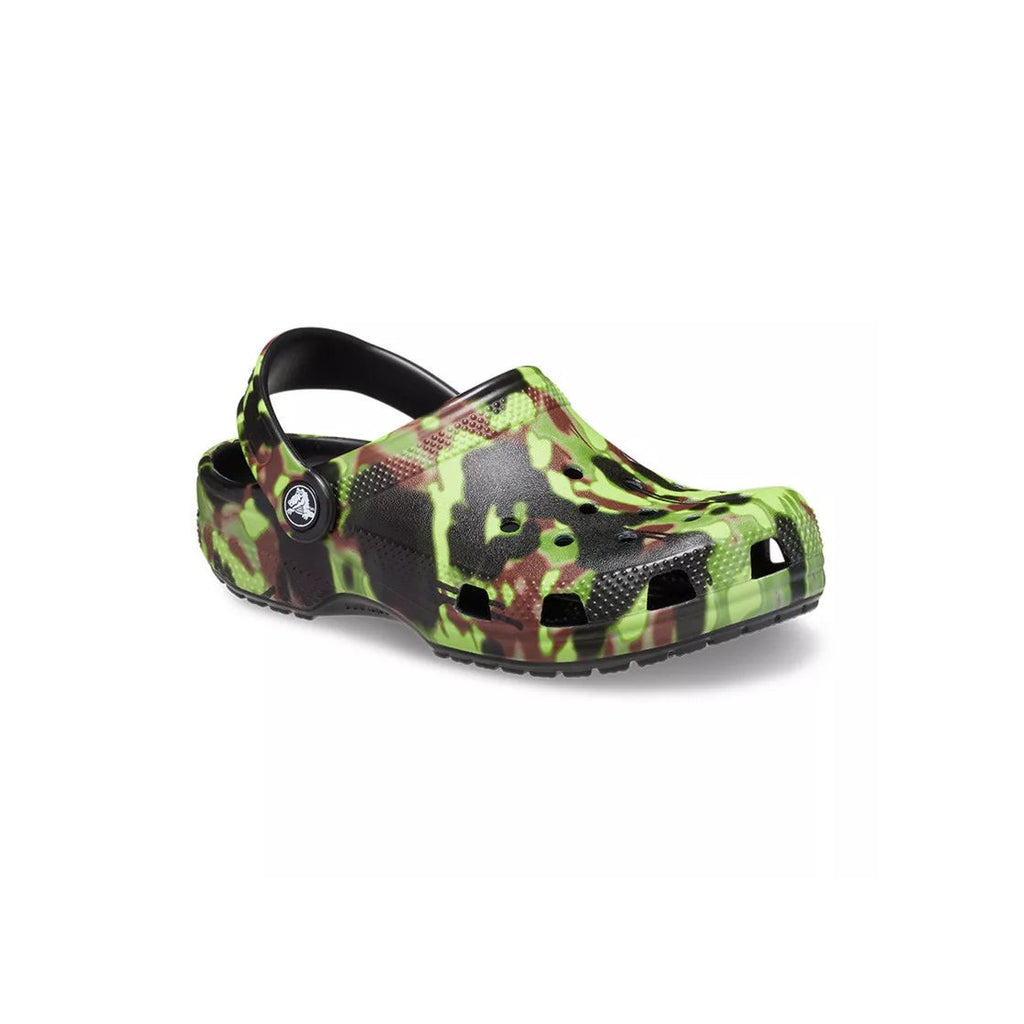Classic Sray Camo Clogs - Black