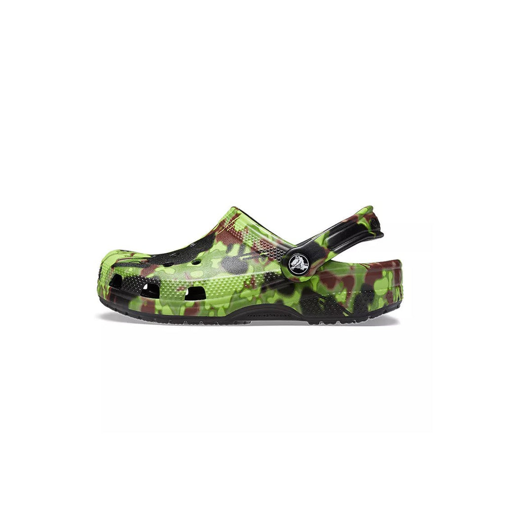 Classic Sray Camo Clogs - Black