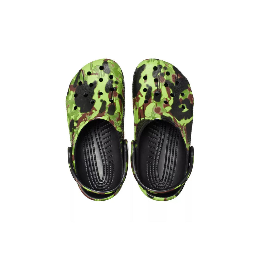 Classic Sray Camo Clogs - Black