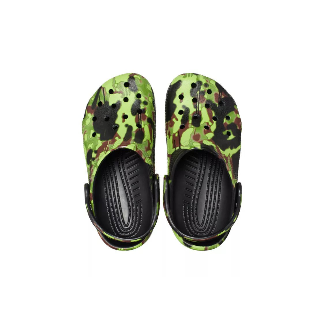 Classic Sray Camo Clogs - Black