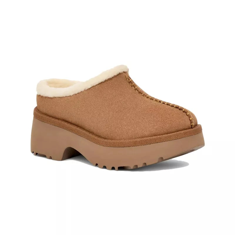 W New Heights Cozy Clog - Chestnut