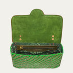 Bolso Ava Mediano De Piel Trenzada Romero