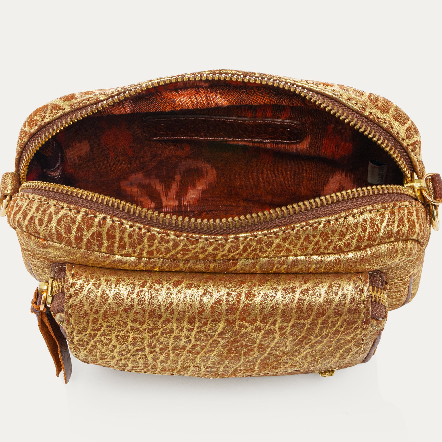 Sac Baby Charly Cuir Bubble Or Antique