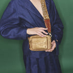 Sac Baby Charly Cuir Bubble Or Antique