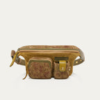 Sac Banane Veau Velours Romeo Papyrus