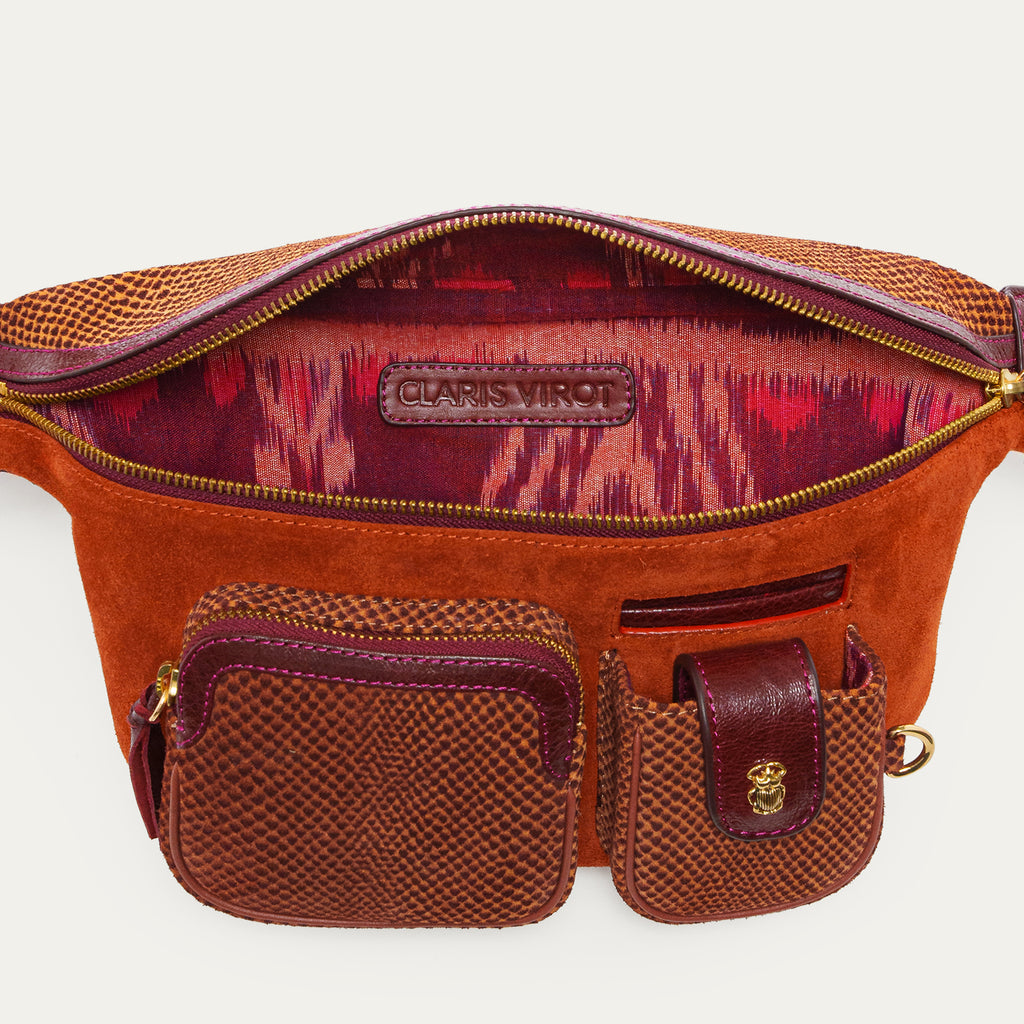 Romeo Sekhmet Velvet Calfskin Belt Bag