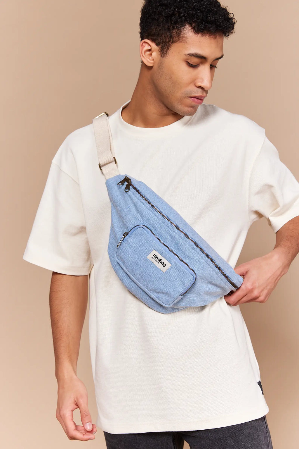 Torebka nerka XL Sofia Denim – Niebieska