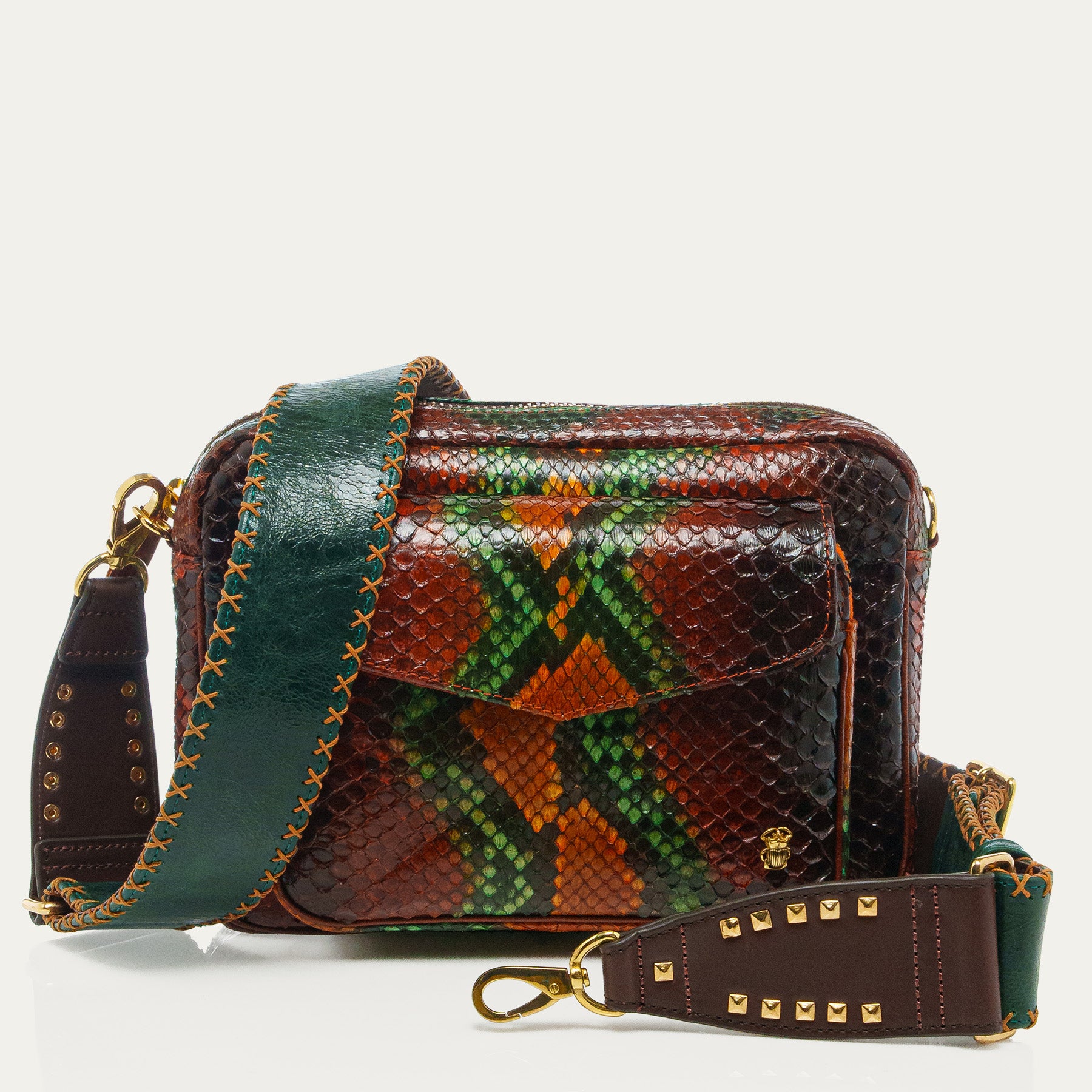 Bolso Oasis Charly Python grande