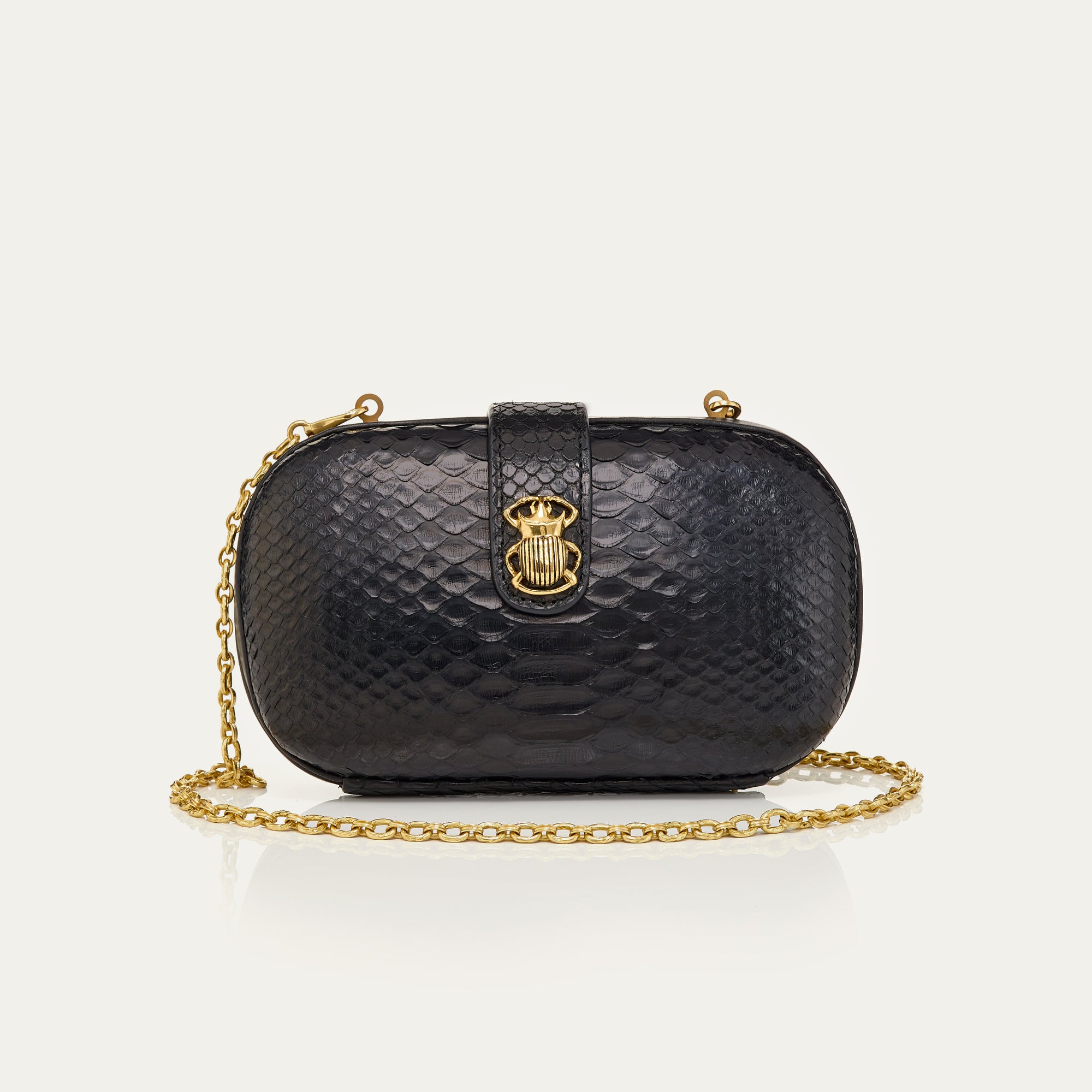 Bolso Chiara Pitón Negro