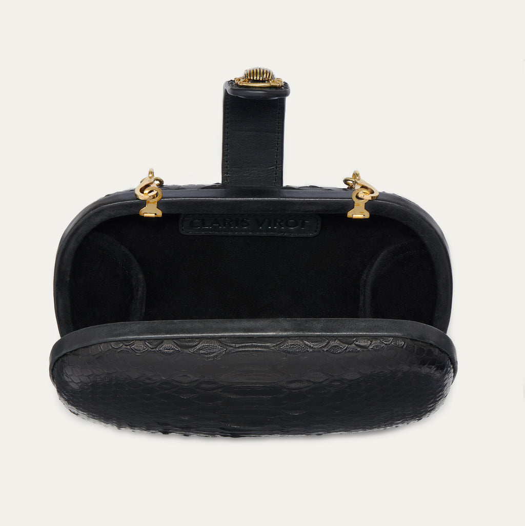 Bolso Chiara Pitón Negro