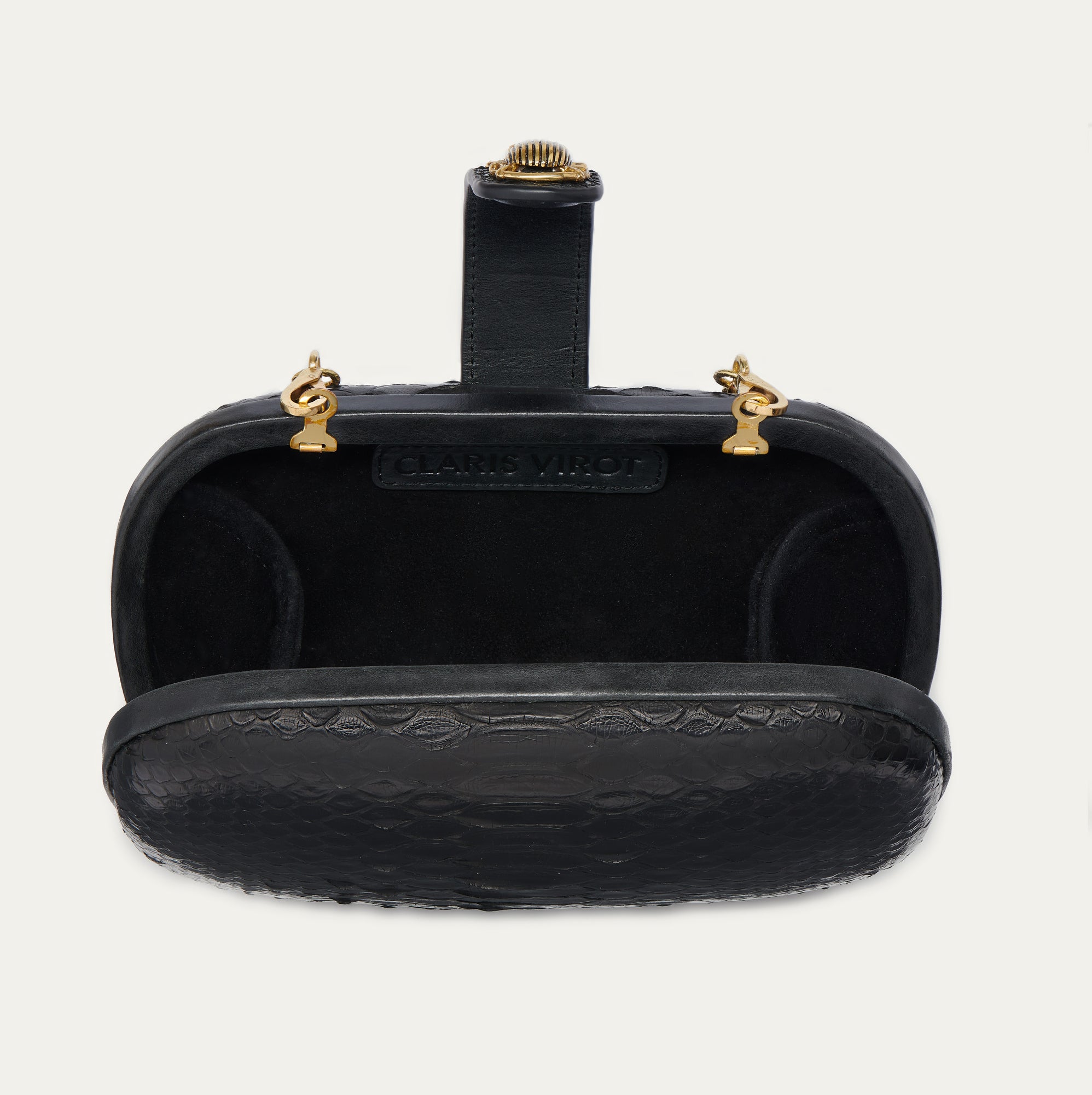 Bolso Chiara Pitón Negro
