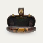 Chiara Python Tiger Eye Bag