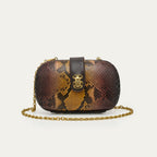 Chiara Python Tiger Eye Bag