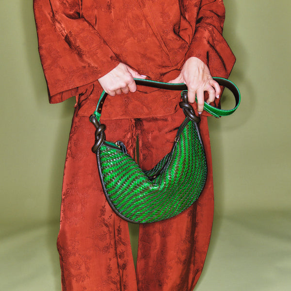 Rosemary Braided Leather Chris Bag