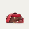 Lily Choco Crocodile and Python Bag