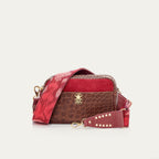Lily Choco Crocodile and Python Bag