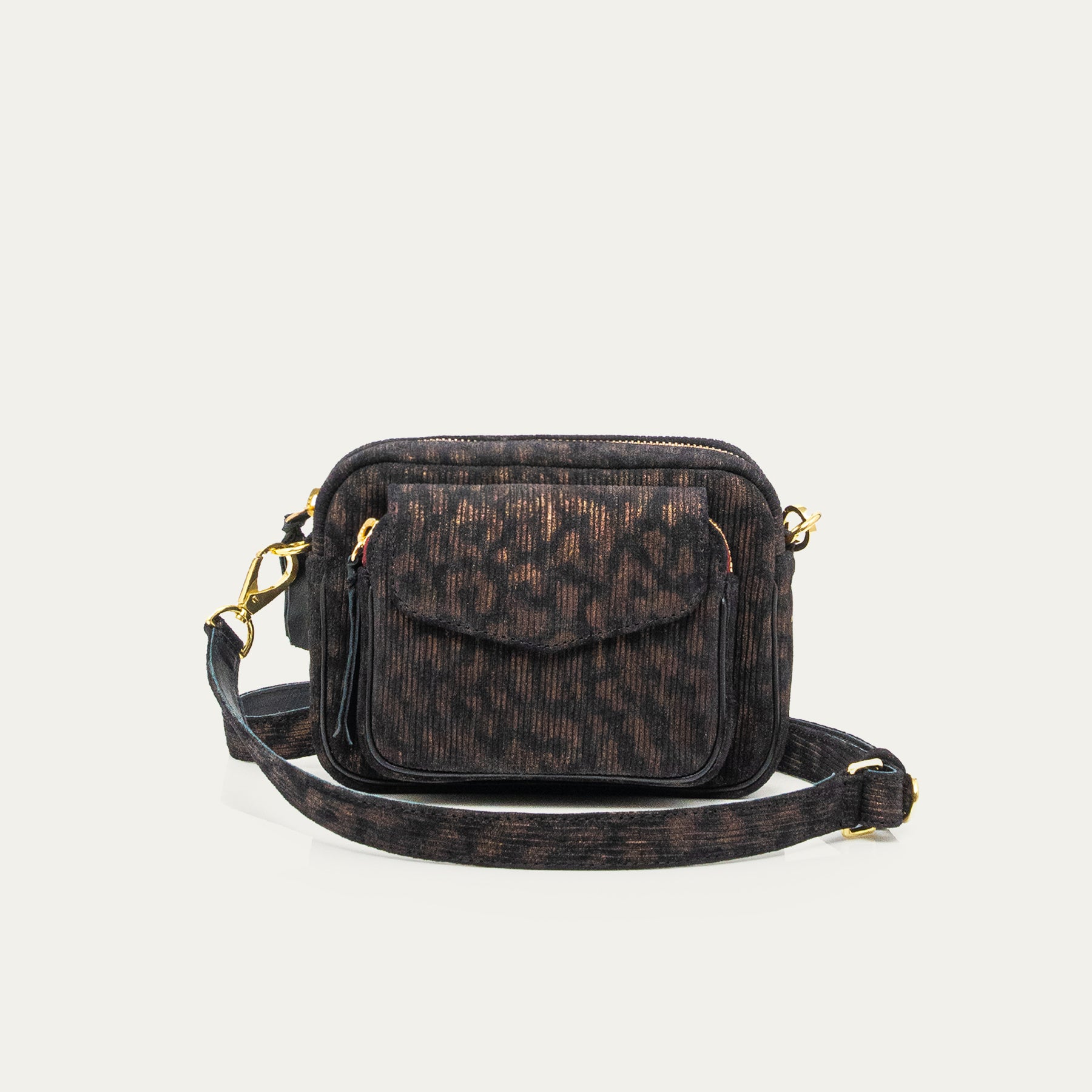 Baby Charly Metallic Camouflage Leather Bag