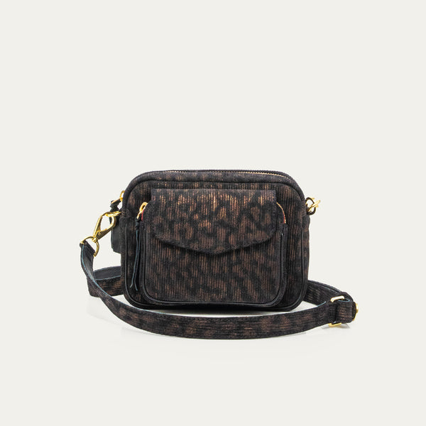 Baby Charly Metallic Camouflage Leather Bag