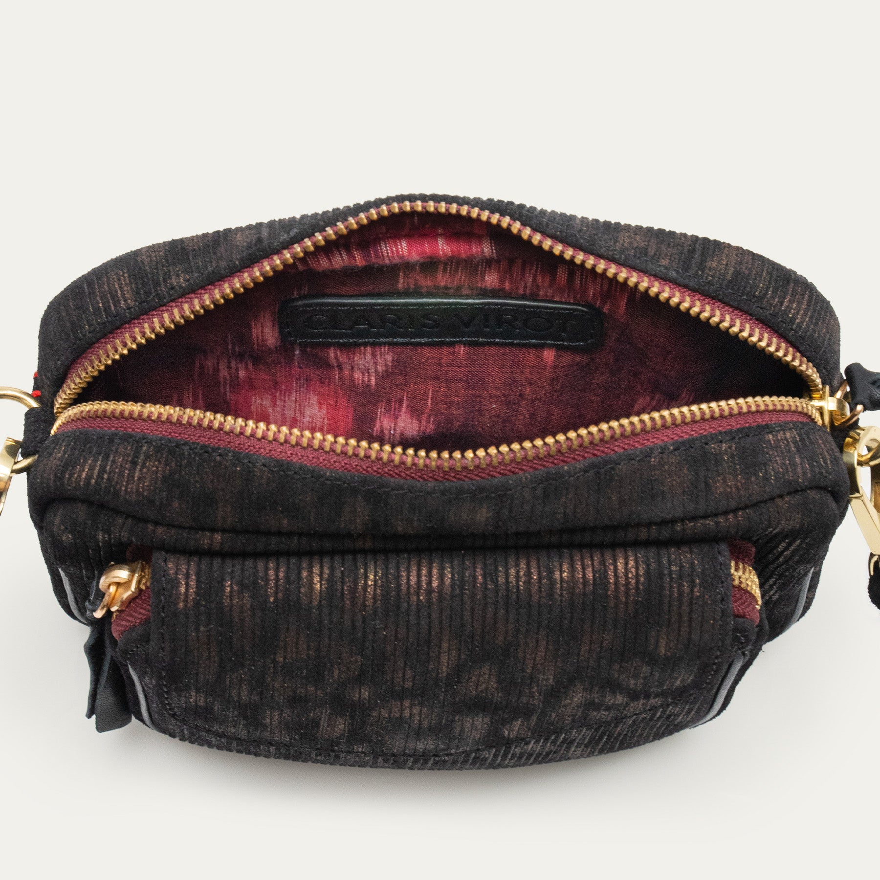 Baby Charly Metallic Camouflage Leather Bag
