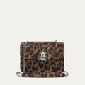 Bolso grande Ava Leo de piel vintage