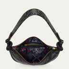Chris Bandana Leather Bag Black