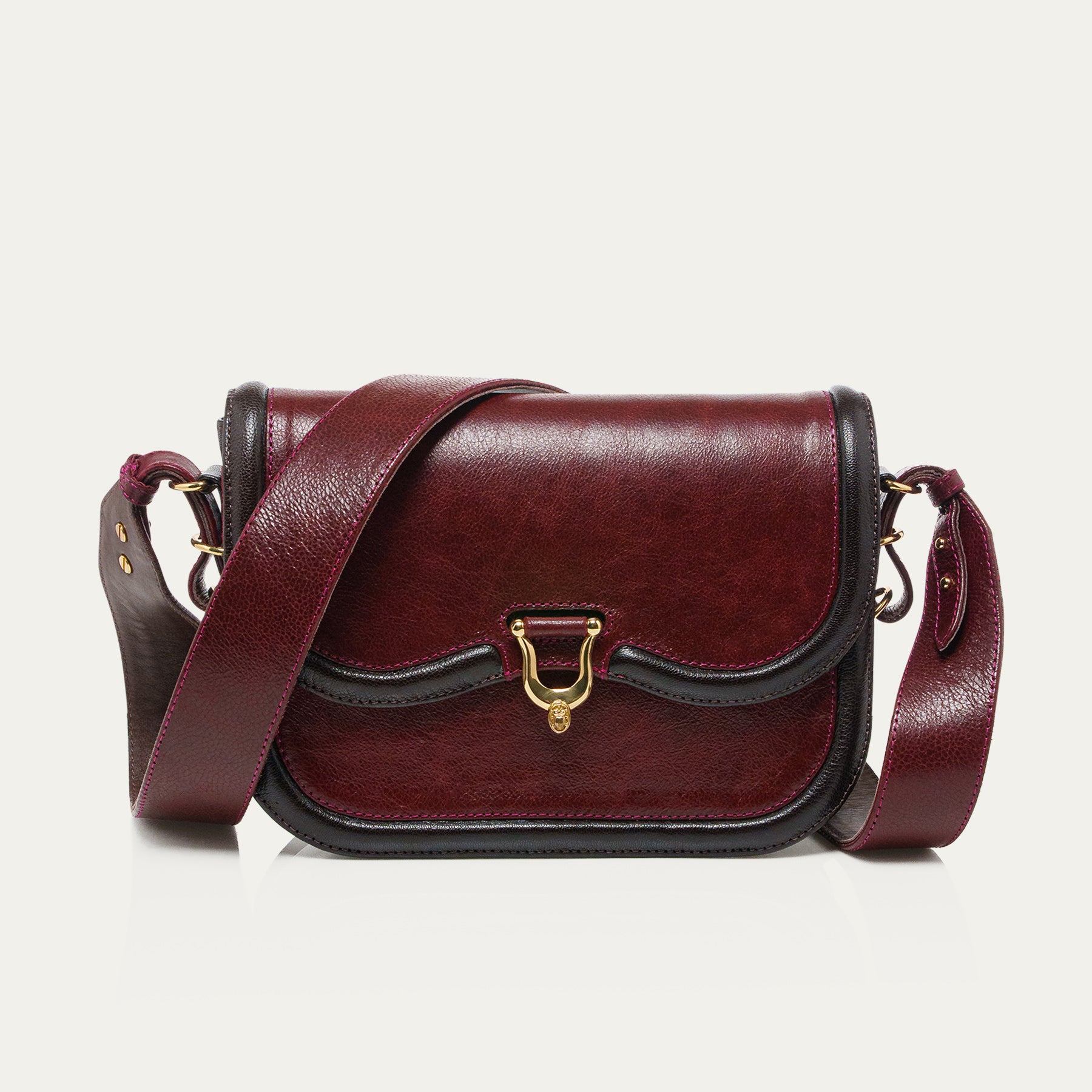 Sac Cuir Manon Bordeaux