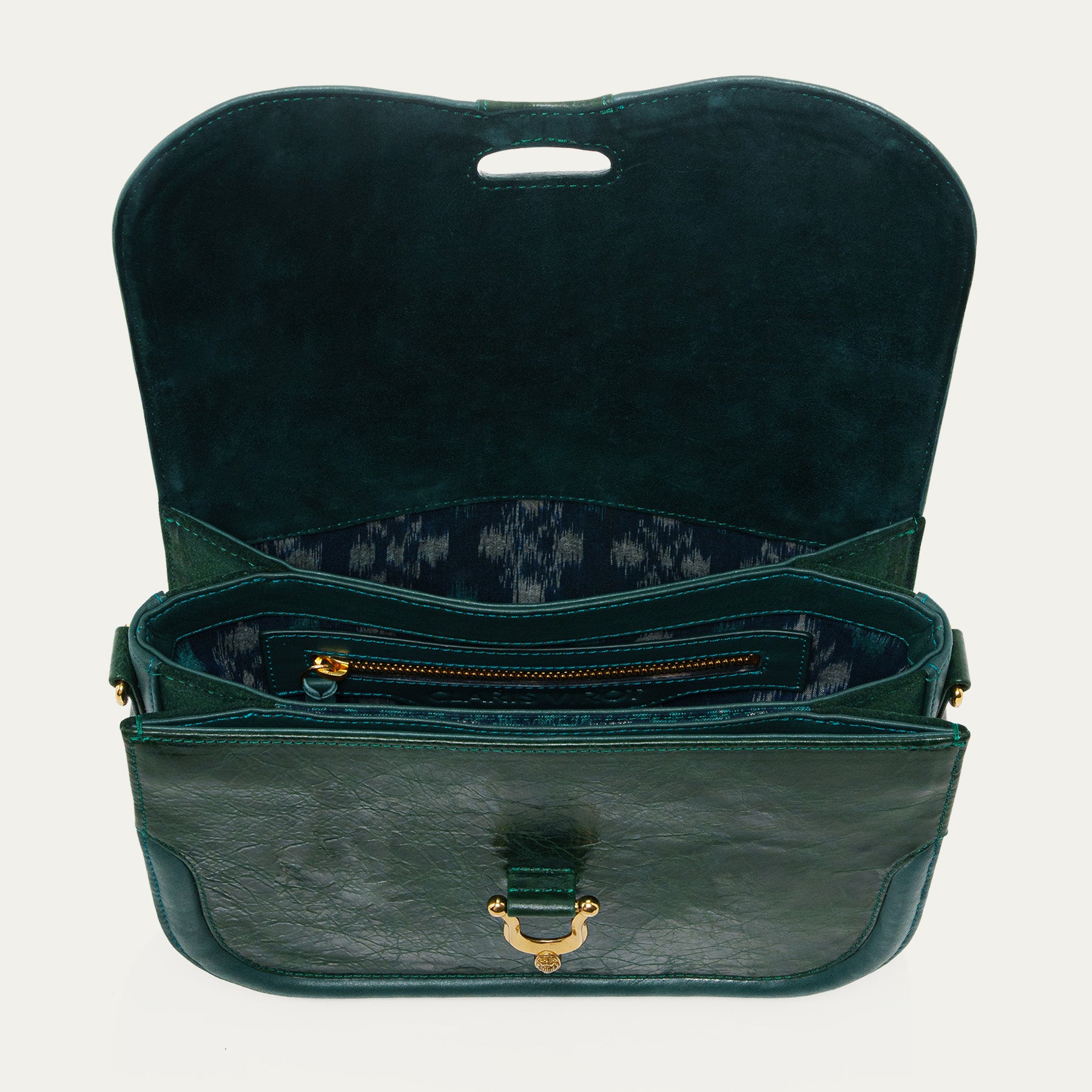 Sac Cuir Manon Vert Jade