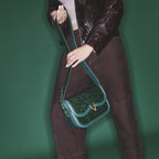 Sac Cuir Manon Vert Jade