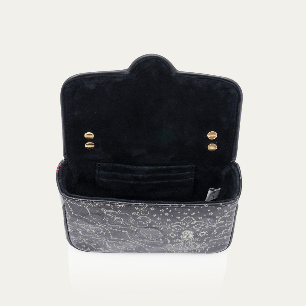Bolso Mini Ava De Piel Con Estampado Bandana