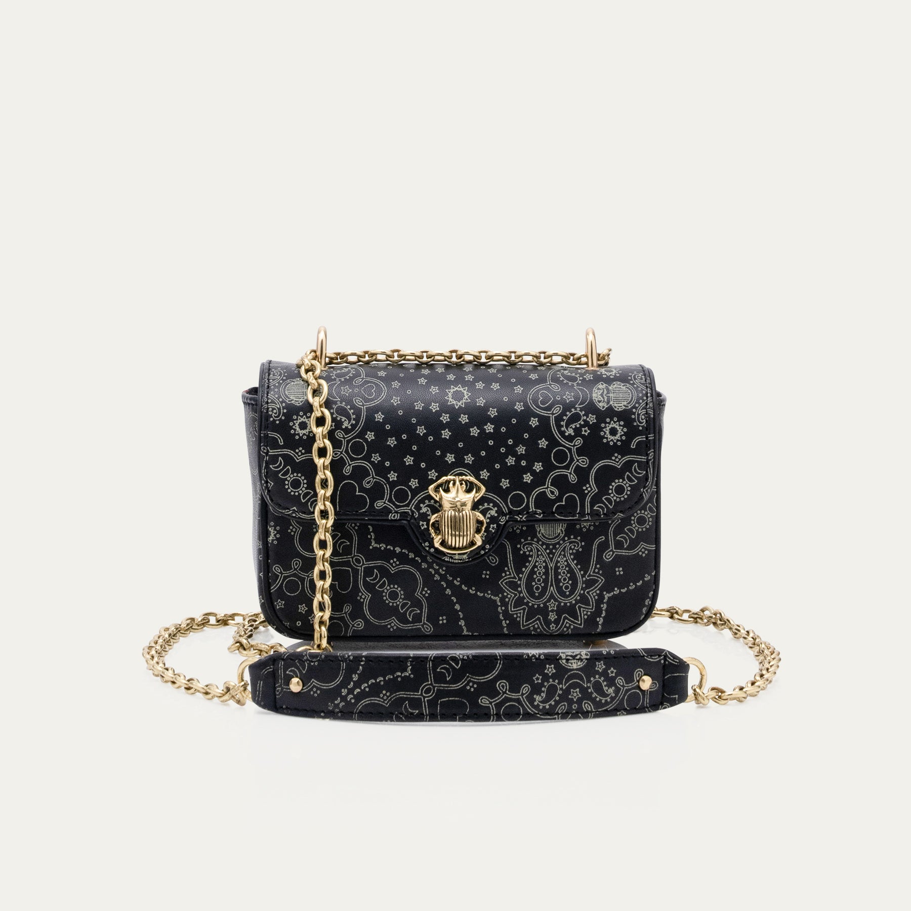 Bolso Mini Ava De Piel Con Estampado Bandana