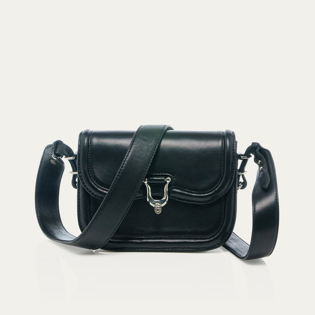 Bolso Mini Manon De Napa Negro